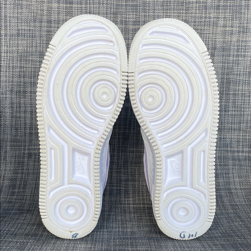 Nike Women's Air Force 1 Shadow 'White Electric Green' Sneakers Shoes size 8 - Picture 10 of 13